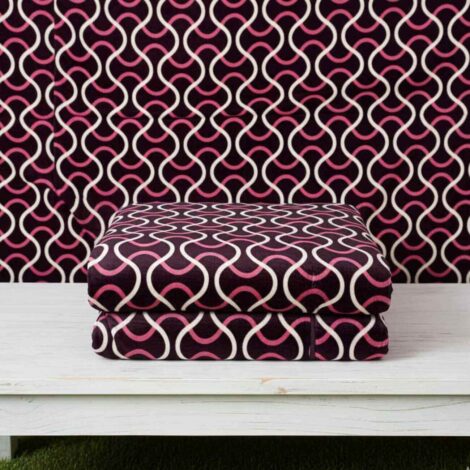 Pink&White&Purple Round Lining Printed AC Comforter – Lightweight & Breathable