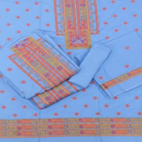 sky blue Premium 2-Piece Suit – Unstitched