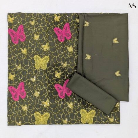Most Trending ButterFly 2pc Suit – Unstitched
